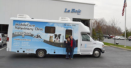Our mobile vet clinic
